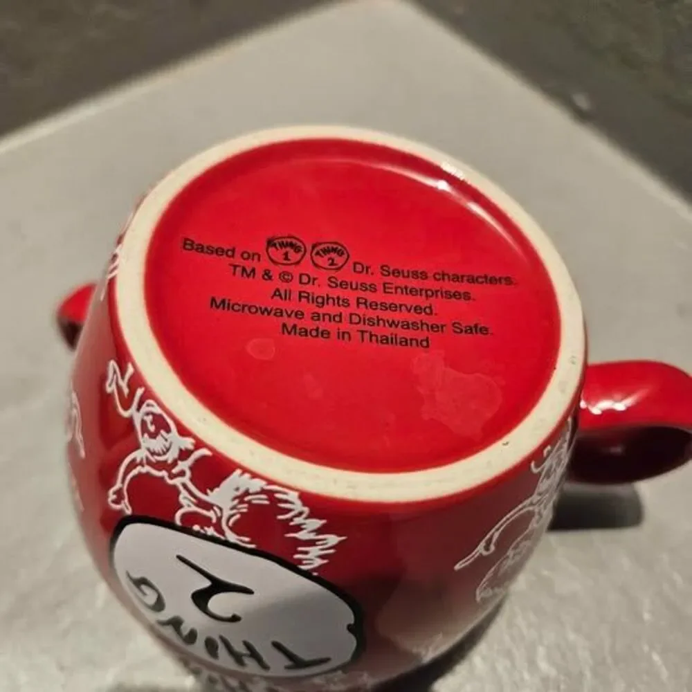 Dr Seuss Thing 1 Thing 2 Mug Universal Studios